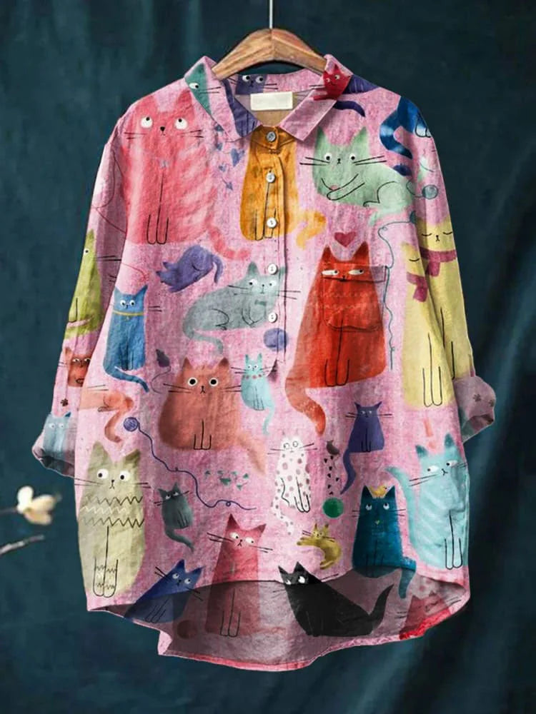 Sakura | Cat Art Shirt