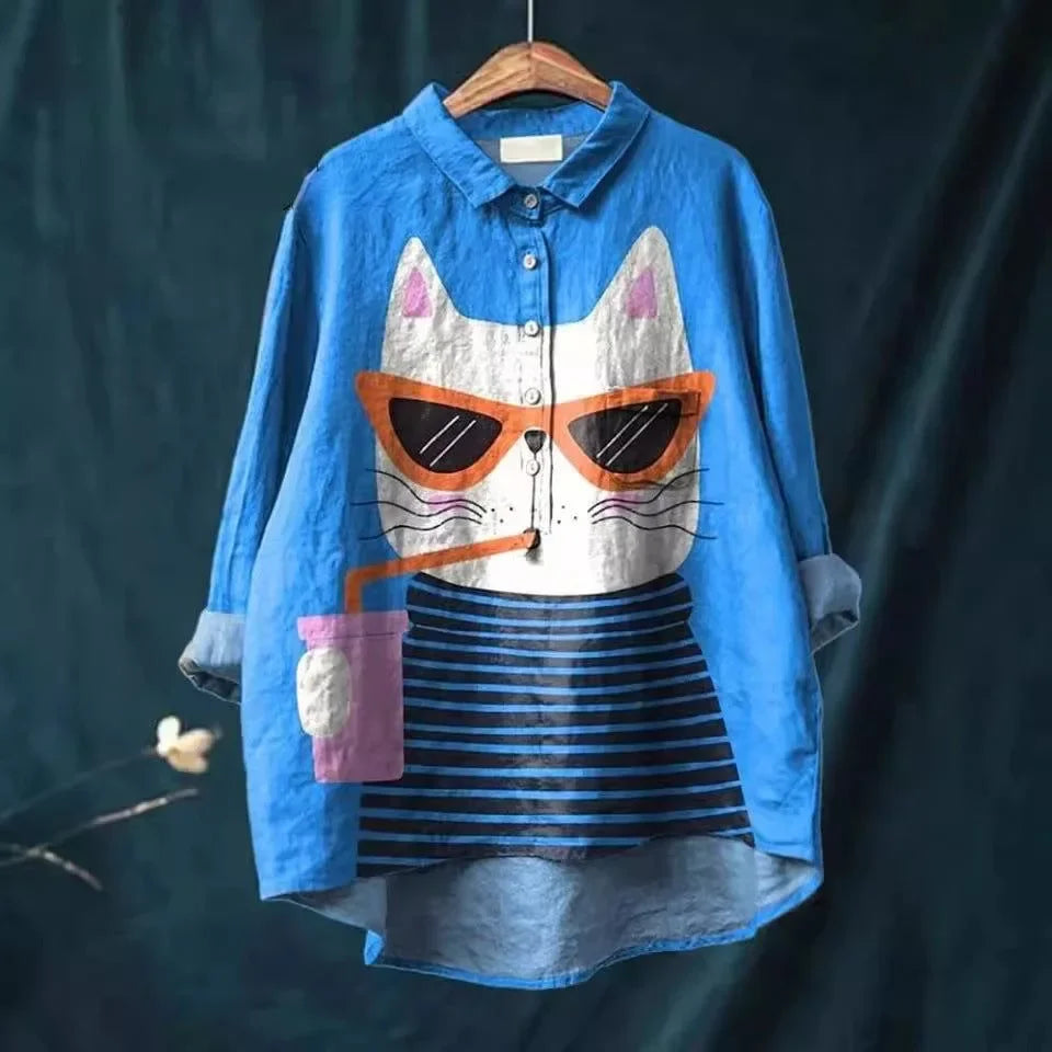 Shiro | Cat Art Shirt