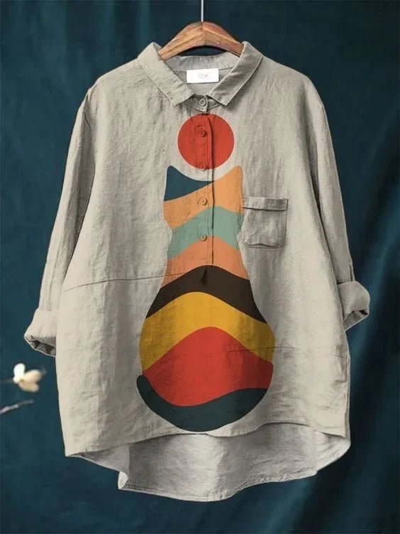 Hana | Cat Art Shirt