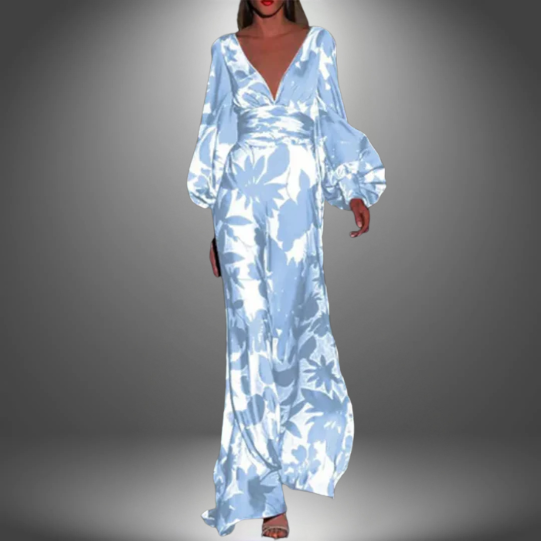 Sofia - Lange Flatterende Damesjurk