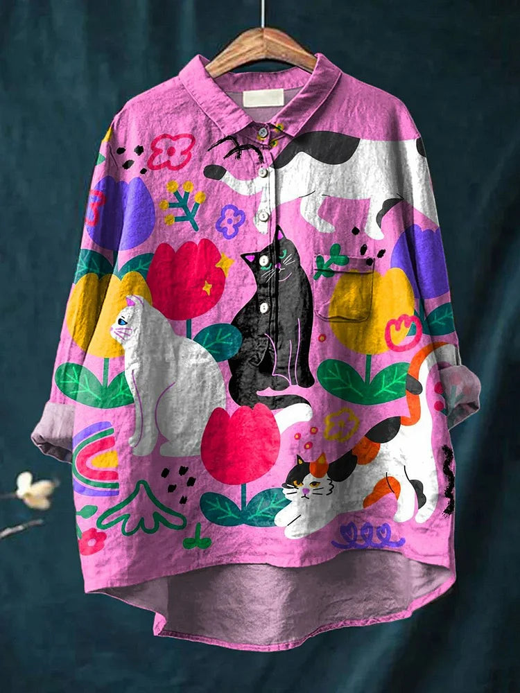 Maru | Cat Art Shirt